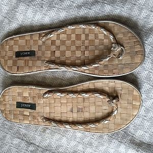 Adorable J. Crew flip flops sandals